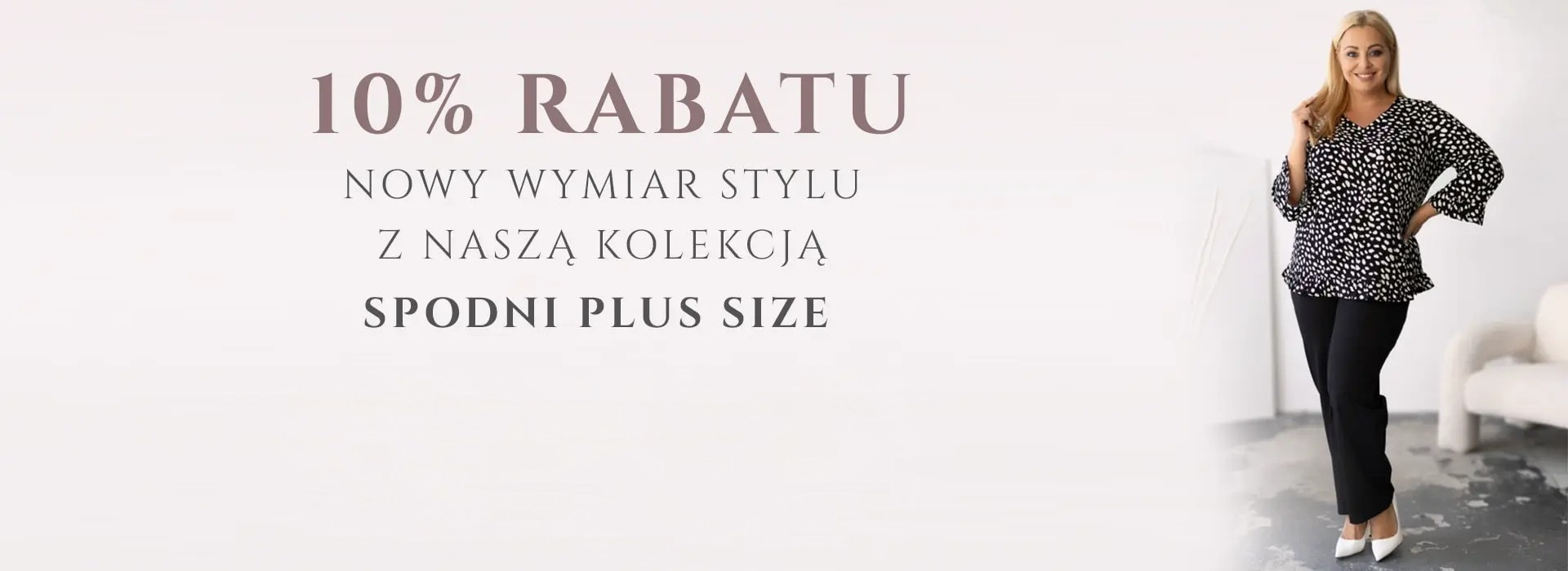 10% rabatu na spodnie